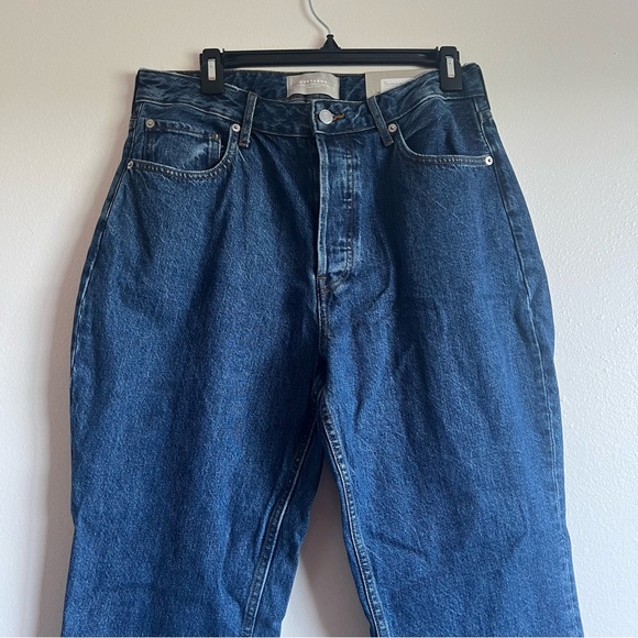 NWT Everlane Curvy '90s Cheeky Straight Jean Crop Size 31 in Deep Atlantic - Picture 5 of 12
